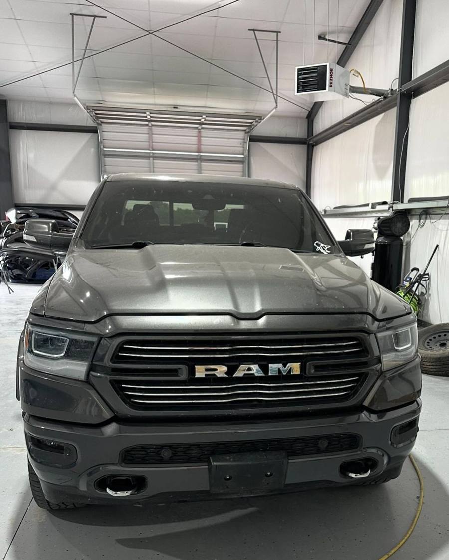 Front of the Ram 1500 after the repair work